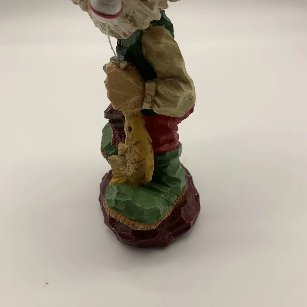 Vintage Bearded Fisherman Grandpa Bobblehead with‎ Fishing Pole